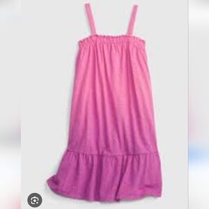 Bundle Of 3 GAP Kids Dresses & Purple Romper - Size M (7-9 Girls) Like New